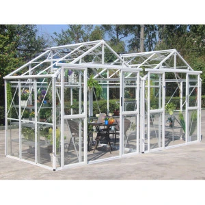 G-MORE Four season multi-span aluminum glass panels sunroom glass house