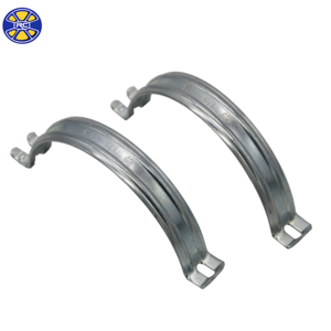 Galvanized Steel U Shape 2 mm Thickness Saddle Clamps for Pipe Fittings