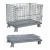Import Galvanized Steel Wire Rolling Container Storage Cage, Warehouse Pallet Storage Rack from China