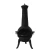 Import Garden classical charcoal iron chimeneas with steel flue from China