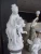 Import Garden decoration modern white marble carving stone sculpture from China