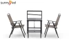 garden furniture set hot selling steel dining table folding chair
