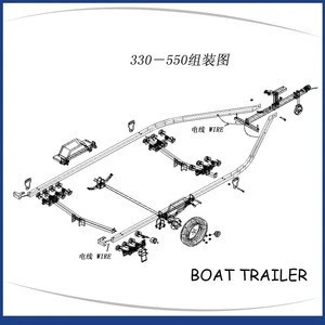 Gather Yacht High Quality Reasonable Price  Suppliers aluminum Boat Trailer