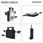 GCSOAR New Model Waterproof grade IP67 Micro Inverter MINI 600W for Solar Panel Leakage Detection/Alarm Function