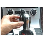 Gear shift Knob Head Trim Cover Plate for Volkswagen VW Golf Polo Beetle Passat CC Scirocco Lavida LHD Car Carbon Look Sticker