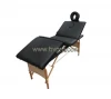 Genuine leather from  premium market 4-section folding used electric massage table