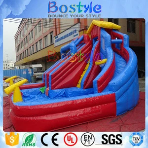 Giant inflatable bouncer, the city used inflatable water slide for crazy water game