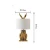Import GIRBAN Animal Masked Rabbit shape Table Lamp Fabric Night Lights Gold Desk Light Bedroom Bedside LED Table Lamps for home from China