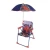 Girl&#039;s Folding Chair + Parasol, Pink kids chair with umbrella