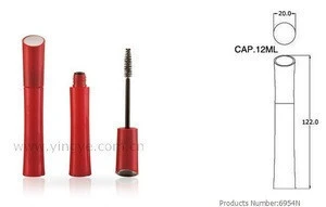 Glorious hot sale simple empty plastic cosmetic mascara tube with brush
