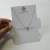 Import Gloss finish paper card jewelry card with copper foil printing from China