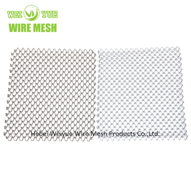 Gold Color Aluminum Chainmail Wire Mesh Curtain