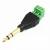 Import Gold-plated 6.35mm Stereo TRS  Screw  3pin  terminal Connector from China