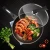 Import Good quality and cheap  fried pan non-stick black steel frying pan with holes from China