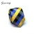 Import Good quality discount plaid gold and blue check new wholesale polyester plaid ties from China