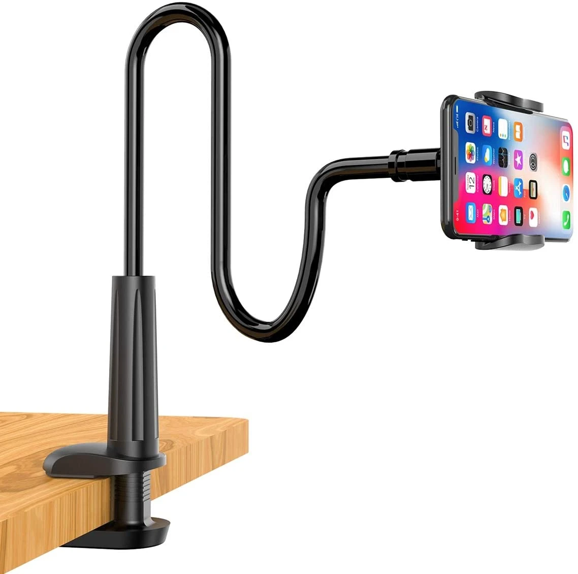 Gooseneck Cell Phone Holder Universal 360 Flexible Phone Stand Lazy Bracket Mount Long Arms Clamp for Phone for ipad
