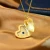 Import Grace Jewelry Open Locket Eye Of Sun Lock Love Blue Spinel 925 Silver Custom Name Gold Plated Heart Necklace from China