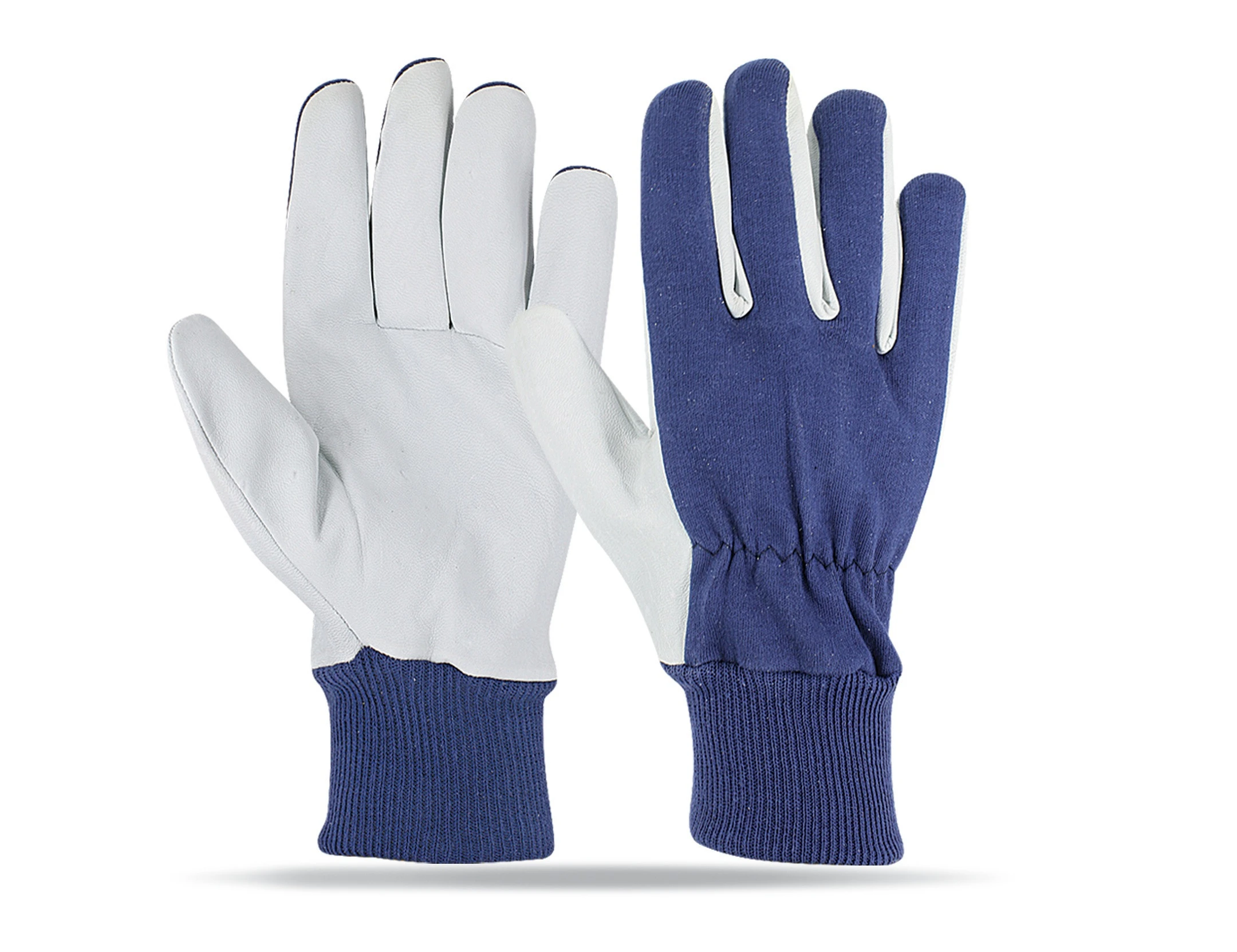 Grain goatskin leather work safety gloves / Assembly Gloves / Working Gloves