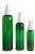 Import Green PET Cosmo Rounds with Gold Disc Top Caps for Lotions, Bubble Bath or Skin Care Products from China