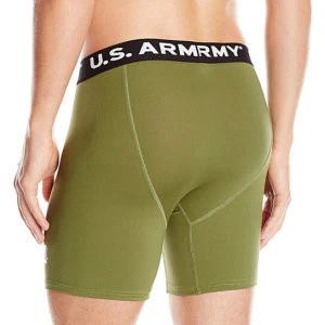 Green US Army Men&#39;s Compression Boxer Shorts (Small-XXL)