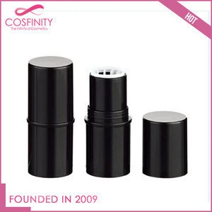 Guangzhou plastic cosmetic tube foundation stick container bottle,empty foundation stick packaging
