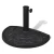 Import Half Round Wall Side HDPE Resin Garden Umbrella Base Stand for Terrace Balcony from China