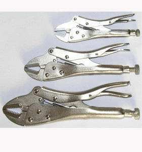 Hand tool swing out straight jawlocking pliers