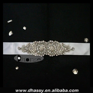 Handmade Beaded Bridal Sash Belt For Wedding Dress DH-WB1197