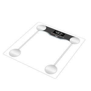 Hangzhou 180kg Smart Body Scale Transparent Digital Bathroom Monitor