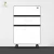 Import HD048 steel curverd 3-drawer mechanical office simple groove pulller mobile pedestal filing cabinet from China
