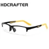 HDCRAFTER new TR90 men sports optical glasses frame silicone spectacle myopia Eyewear