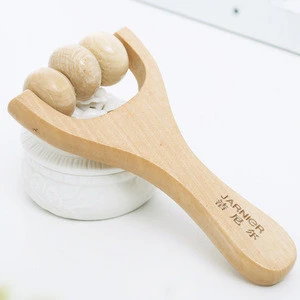 Health care wooden mini hand massage product
