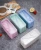 Healthy Material 3 Layer Wheat Straw Fiber Eco Lunch Box with Spoon and Fork