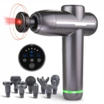Heated Massager Head Super Quiet Body cordless Deep Tissue Vibration percussion Electric Muscle masajeador muscular Massage Gun