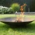 Import Heavy Duty Large Corten Steel Patio Outdoor Fire Pit Garden Fire Bowl Rustic fire pit from China