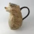 Import hedgehog big animal decorative ceramic hot water kettle milk pitcher jug with handle from China