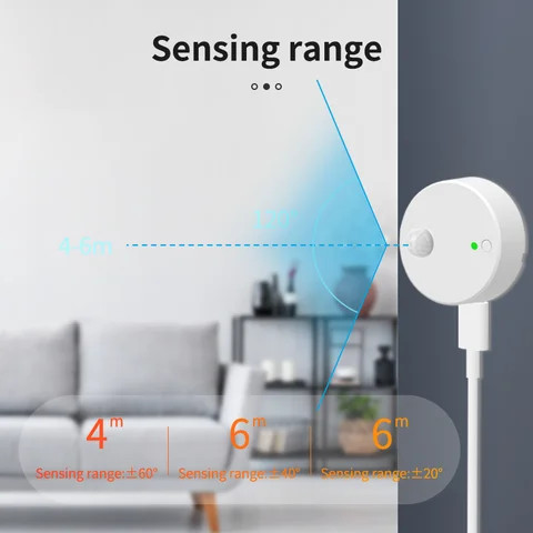 Hi-Link New Smart Home HE201 Motion detection Intelligent Human Presence Sensor Support Automatic linkage Tuya