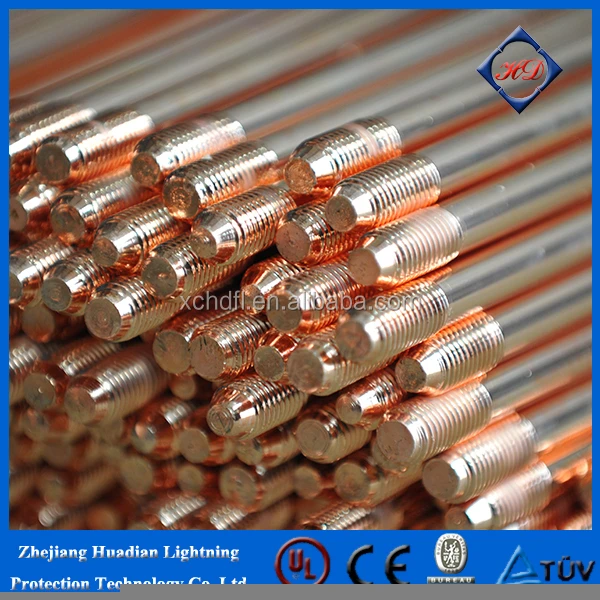 High conductivity 5/8&quot; 3/4&quot; copper bonded ground rod