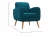 Import High end  leisure armchair modern hot selling fabric accent chair for living room from China