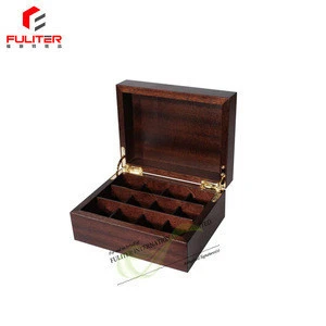 High End Wooden Tea Box With 12 Compartments
