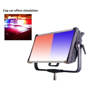 High level led panel light with rgb full color cop car/fireworks/strobe/paparazzi effects for outdoor &amp; indoor video shooting