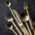 Import High Matte Polish Golden Gold Metal Stainless Steel Tea Coffee Spoon Teaspoon from China