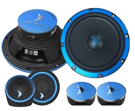 High Performance 6.5" 12V Component Speakers Active Aluminum powerful Car Audio Subwoofer