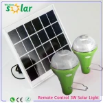 High power Wisdomsolar CE 3W led solar lamps with 3 kinds of energy saving lamps,solar kit,lamp hook China Supplier