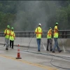 high pressure road marking line removal and cleaning
