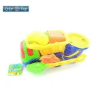 High quality 10 pcs big truck bucket set holiday seaside games playset sand beach toys for kids