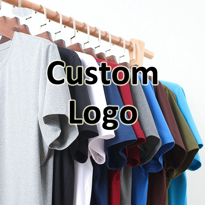High Quality 100% Cotton Tshirt T Shirt Men Casual Tee Shirts With Logo Customize