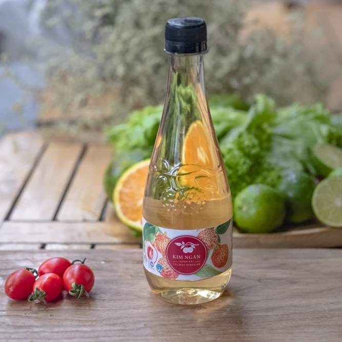 High Quality 100% Natural Vietnamese Litvin Lychee Vinegar 500ml for drink
