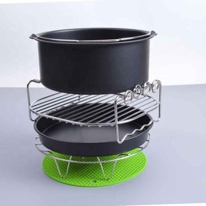 High Quality Air Fryer Accessories 6inch 7inch 8Inch 6 pieces Bakeware Set of 6 For Air Fryer 3.7 4.2 5.3 5.8QT