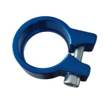 high quality aluminum bicycle seat post tube clamp with two bolts for MTB/BMX/Roading bike